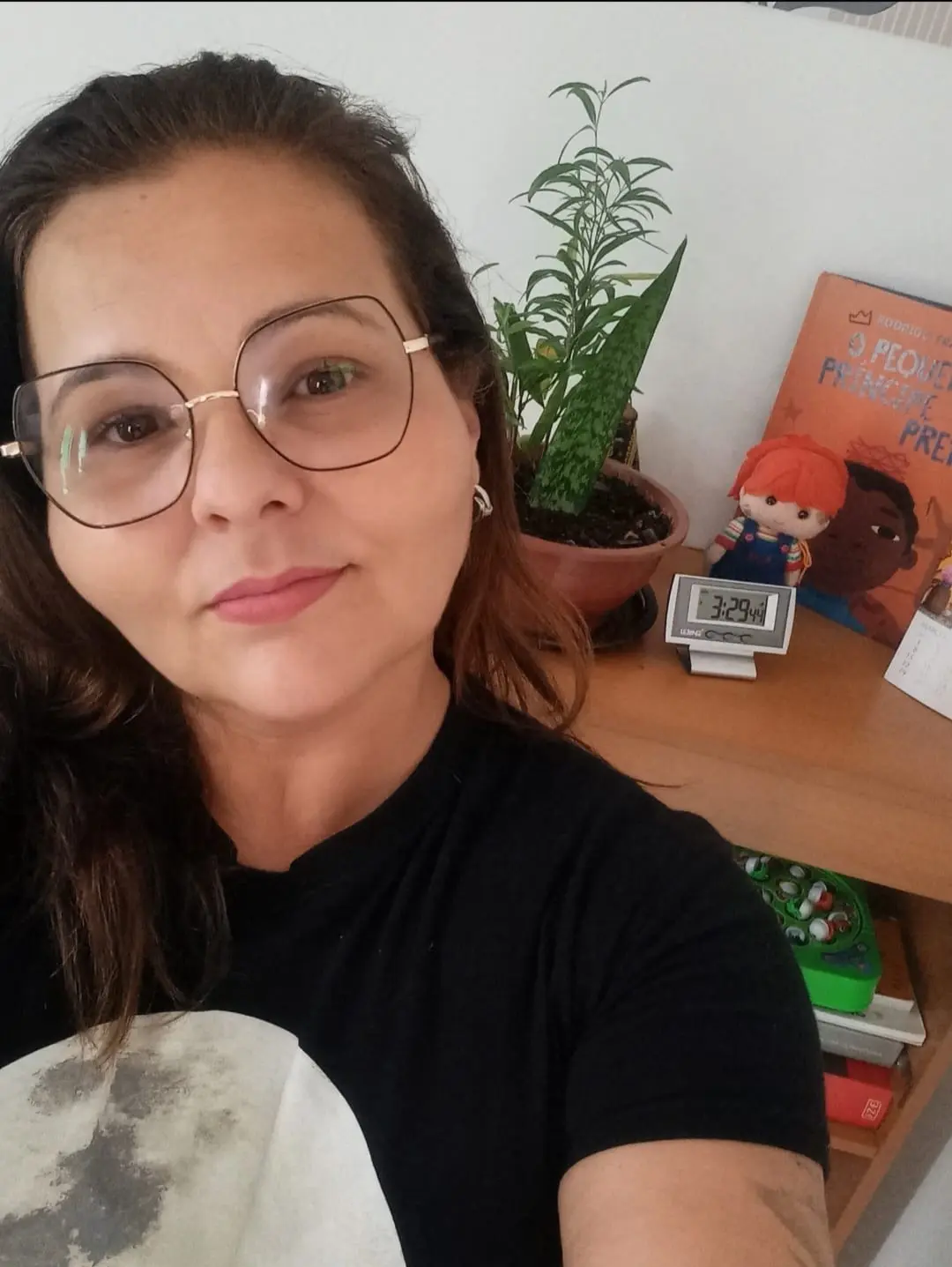 Carla Beatriz em atendimento